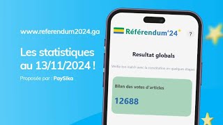 Sondage PaySika du Referendum 2024 avec Stezen BisselouNzengue [upl. by Milda439]