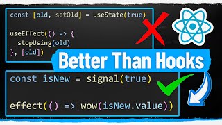 Why Signals Are Better Than React Hooks [upl. by Aciram]