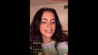 JASMINE RESPONDES BRAWADIS ON IG LIVE [upl. by Callan200]