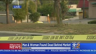 Woman Man Found Shot To Death Behind Pomona Market [upl. by Lleynod]