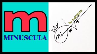 MODELOS DE FIRMAS con quotMquot minúscula FIRMAS ELEGANTES 2024 [upl. by Erdnassac578]