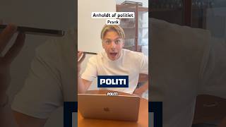 Anholdt af politiet  prank🤭 dansk dansktiktok [upl. by Laval]