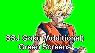 SSJ Goku Additional Green Screens [upl. by Mulvihill]