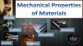 Mechanical Properties of Materials  Engineering Material Properties [upl. by Wampler]