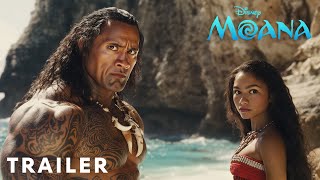 MOANA Live Action  Concept Trailer 2024 Zendaya Dwayne Johnson  Disney [upl. by Lednahs]