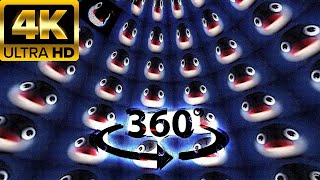 Noot noot OVER 1 MILLION TIMES VR 360° 4k [upl. by Nnairol173]