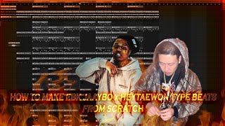 How to Make Hard EBK Jaaybo Type Beats Like HeyTaewon from Scratch FL STUDIO 21 [upl. by Mcgannon805]