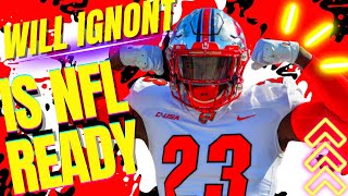 2023 NFL DRAFT PROSPECT WILL IGNONT  Explosive 🧨LB [upl. by Uriel]