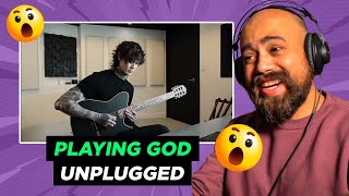 Polyphia Reaction Classical Guitarist REACTS to Polyphia Playing God Unplugged Tim Henson [upl. by Anilak]