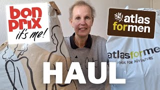 Haul  Try On Haul Bonprix et Atlas Formen [upl. by Ahsiner]