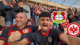 UNGLAUBLICHE 😱ATMOSPHÄRE BEI TOPSPIEL 🔥⚫️🔴  Bayer Leverkusen vs Eintracht Frankfurt  Stadionvlog [upl. by Iadam]