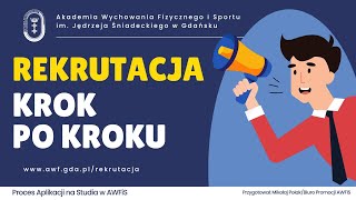 Proces Aplikacji na Studia w AWFiS  Krok po Kroku [upl. by Naor]