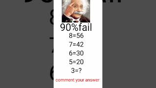 Genius IQ Test math puzzle🔥 [upl. by Nani]