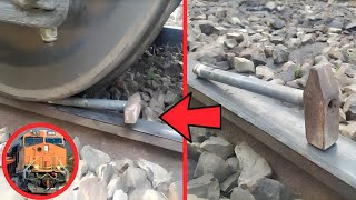 Train Vs Hammer Experiments OMG 😳  Train Experiments TrainExperiments [upl. by Ilera]