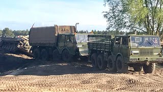 Tatra 813 БМП1 МАЗ537 Ostfahrzeugtreffen Finowfurt 2018 [upl. by Grounds]