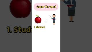 Guess the word guess guesstheemoji shorts quiz learnenglish words learnwords [upl. by Aken238]