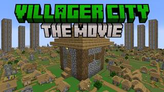 I Added A Villager City To Minecraft The Movie [upl. by Elman]