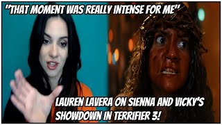 Lauren LaVera Talks Terrifier 3 Ending and Samantha Scaffidi as Victoria Heyes [upl. by Marella]