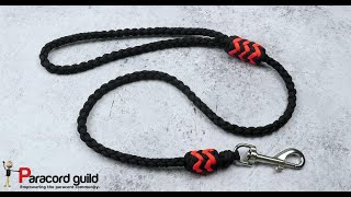 Braided dog leash pineapple style [upl. by Atauqal]