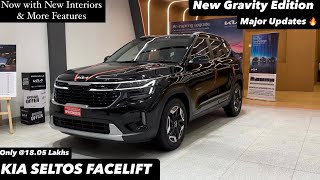 New Kia Seltos Gravity Edition 2024  NEW VARIANT WITH MAJOR UPDATES  Full review 😍🔥 [upl. by Malvin]