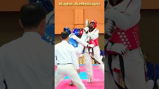 87Kg Fight 🇳🇵 Highlights taekwondo fighting nepal ajaytamangtkd shorts [upl. by Canning]