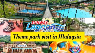 Sunway lagoon theme park is worth the price🤔🤔 Malaysia Tamil vlogs [upl. by Eerot]