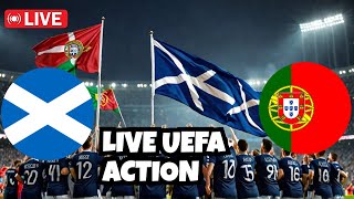 Live Scotland vs Portugal Live match today UEFA Nations League [upl. by Yrmac]