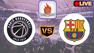 🔴LIVE  Barcelona Vs Paris  EuroLeague Basketball Match 2024 Live Today [upl. by Theodora]