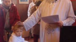 Baptism at British Orthodox Church Coptic [upl. by Torrell]