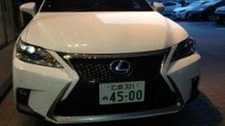 レクサス 新型CT200h FSPORT 夜の体感インプレッション！ [upl. by Lafleur]