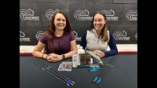 How to Fletch X10 Arrows  Casey Kaufhold and Samantha Ensign [upl. by Danyette]