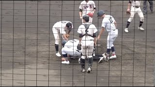 倒れた投手の元へすぐに駆け寄る横浜選手たち！迅速な対応がさすがすぎる [upl. by Yemane453]