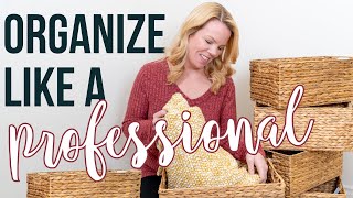 How to Organize Your Home like a Professional Organizer [upl. by Adlih]