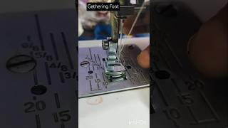 Gathering footsewing techniques  USHA janome Dreamstitch zig zag stitch sewing machinesewing [upl. by Artus]