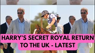 HARRY’S SECRET SOLO ROYAL RETURN LATEST meghan meghanmarkle royal [upl. by Aaren159]