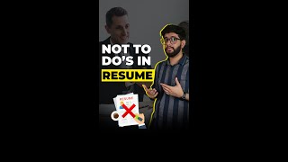 5 Not To Dos in your Resume  Job  Resume  Career Guidance  Ishaan Arora  Finladder [upl. by Araht17]