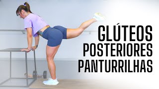 Treino Poderoso de Glúteos Posteriores e Panturrilhas  50 min em casa [upl. by Abernathy]