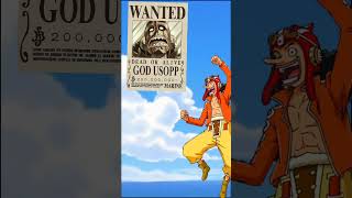 Wellerman Bounty All Usopp Bounties shorts onepiece anime usopp [upl. by Akirahc]