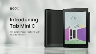 Introducing Tab Mini C 78 Color eReader with a Smooth Experience [upl. by Acirderf]