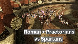 Spartan Total Warrior Spartans vs Romans  Praetorians Arena Challenge  4K 60FPS [upl. by Valtin338]