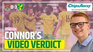 A winning start to preseason  Connors Verdict Northampton Town 03 Norwich City [upl. by Benoit]