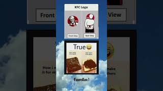 Kfc 🍟 Bread me 🍞😂 trending shorts memes [upl. by Enelrac]