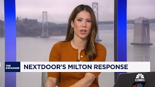 Social media platform Nextdoor looks to sustain growth from Hurricane Milton [upl. by Beverlie]