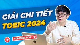 Giải đề thi TOEIC MỚI NHẤT 2024  Luyện thi TOEIC  Anh le TOEIC [upl. by Tilly]