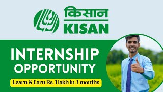 Highest paid agriculture internship  Kisan Forum internship  Agriculture internship 2023 [upl. by Opportuna935]