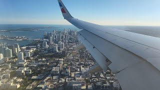 American 2715 Approach and landing into Miami International MIA from Chicago OHare ORD 12324 [upl. by Livingstone521]