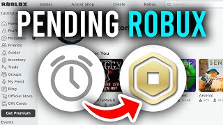 How To See Pending Robux  Full Guide [upl. by Negam]