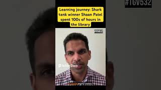 Shark tank winner Shaan Patel spent 100s of hours in the library podcast sharktankus [upl. by Direj]