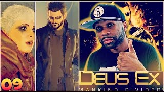 Deus Ex Mankind Divided Walkthrough Gameplay Part 9  We Out Here Bruh [upl. by Ekeiram]