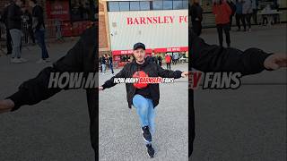 How many Barnsley fans to do 100 kick ups 😬⚽️ football barnsley kickups [upl. by Cilka132]